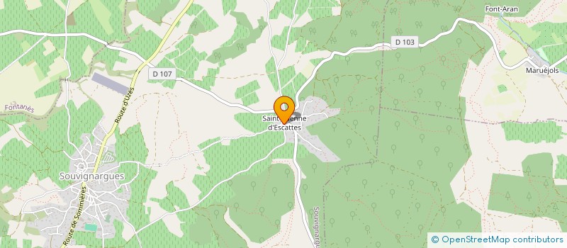 localisation de l'entreprise SCI LA VISTRENQUE  LECQUES