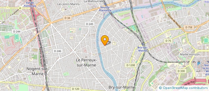 localisation de l'entreprise SCI LA VITA  BRY-SUR-MARNE