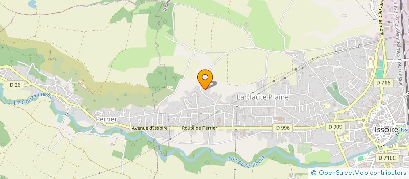 localisation de l'entreprise SCI LA VIZADE  ISSOIRE