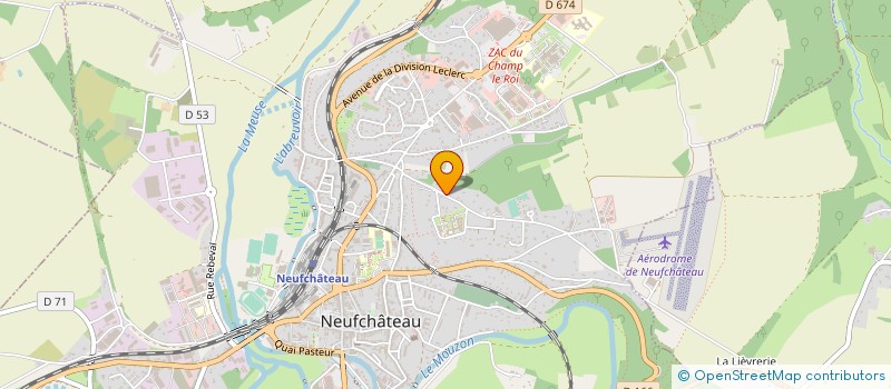 localisation de l'entreprise SCI LA VOIE DES CERISIERS à NEUFCHATEAU