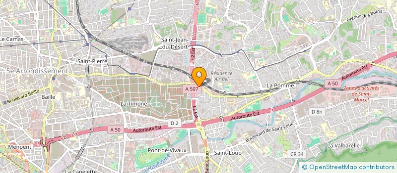 localisation de l'entreprise SCI LA VOIE LACTEE à MARSEILLE