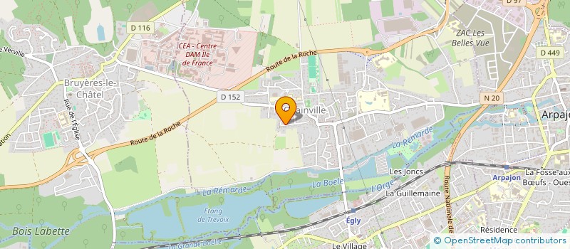 localisation de l'entreprise SCI LA VOIE RENARD  OLLAINVILLE