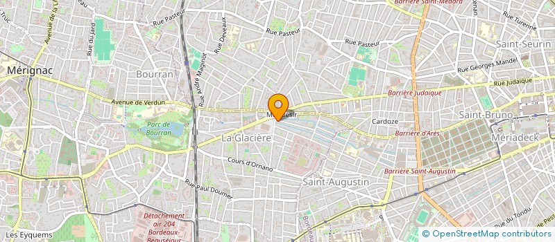 localisation de l'entreprise SCI LA VOIX  MERIGNAC