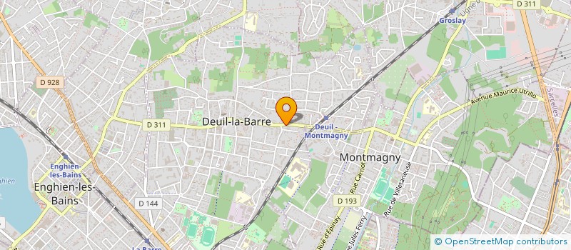 localisation de l'entreprise SCI LA VOLONTE  DEUIL-LA-BARRE