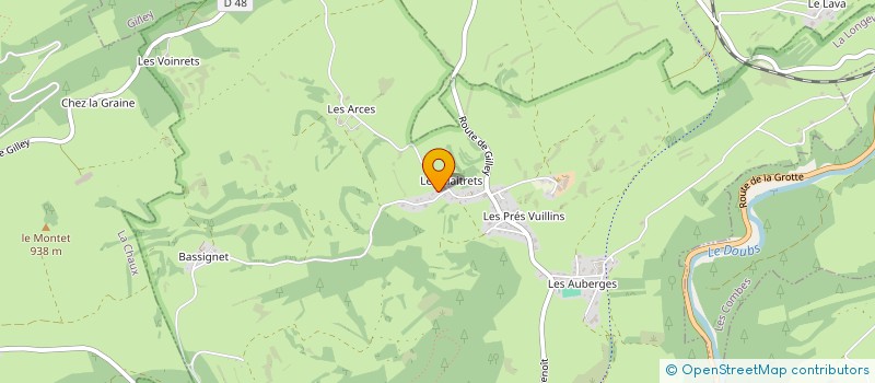 localisation de l'entreprise SCI LA VORA ALPIN  LA LONGEVILLE