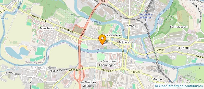 localisation de l'entreprise SCI LA VOSGIENNE à CHARLEVILLE-MEZIERES