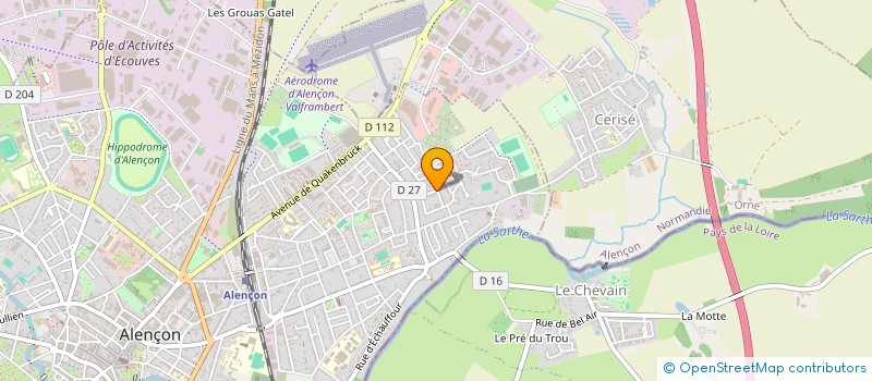localisation de l'entreprise SCI LA VOSGIENNE IMMOBILIERE à ALENCON