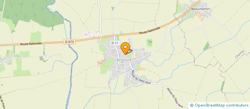 localisation de l'entreprise SCI LA VOUIVRE DU VAL D'AMOUR  ANNOIRE