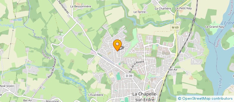 localisation de l'entreprise SCI LA VOUTE  LA CHAPELLE-SUR-ERDRE