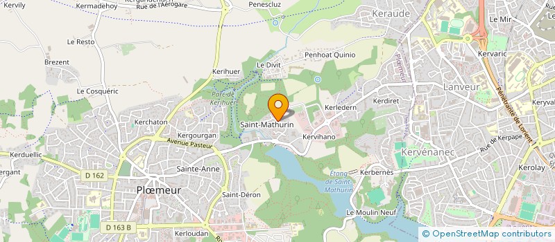 localisation de l'entreprise SCI LA VUE DU LAC à PLOEMEUR