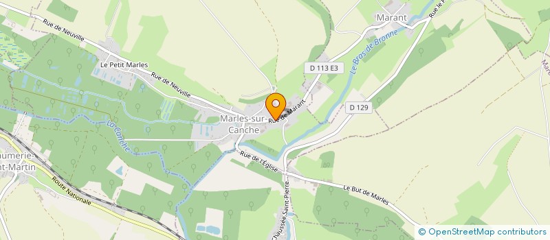 localisation de l'entreprise SCI LA WARENNE  MARLES-SUR-CANCHE