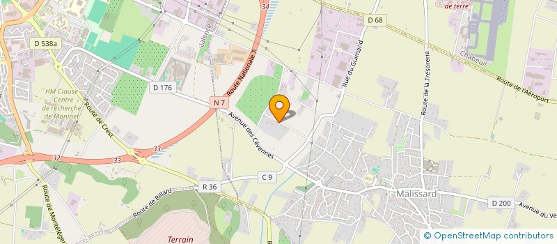 localisation de l'entreprise SCI LA YAUTE  MALISSARD