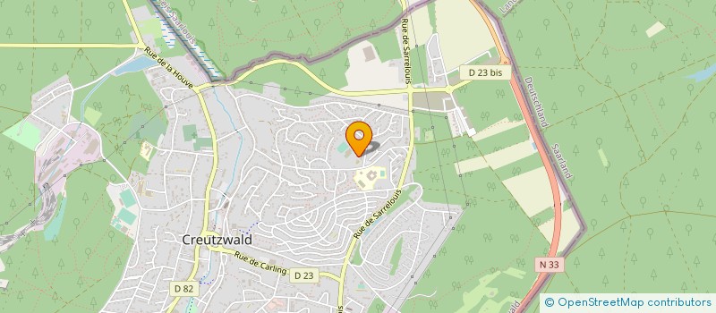 localisation de l'entreprise SCI LA.YOCA  CREUTZWALD