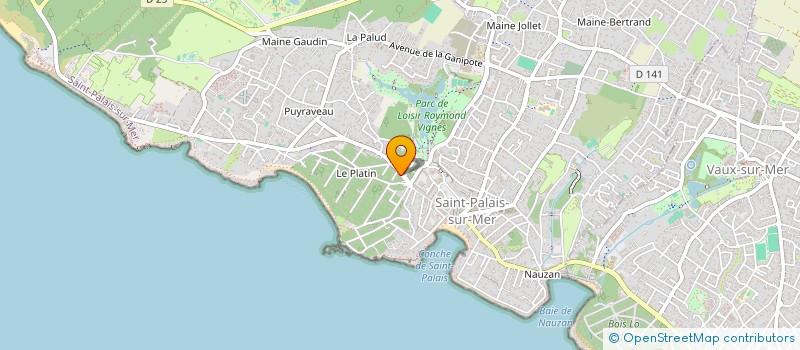 localisation de l'entreprise SCI LA YOLE  SAINT-PALAIS-SUR-MER