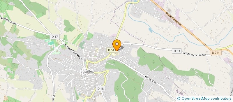 localisation de l'entreprise SCI LA ZANAPOU à EGUILLES