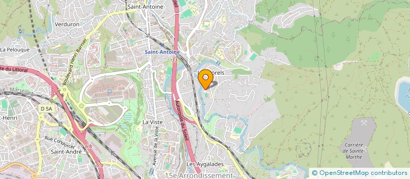 localisation de l'entreprise SCI LA ZILIA à MARSEILLE