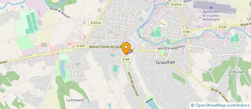 localisation de l'entreprise SCI LA ZONE  GRAULHET