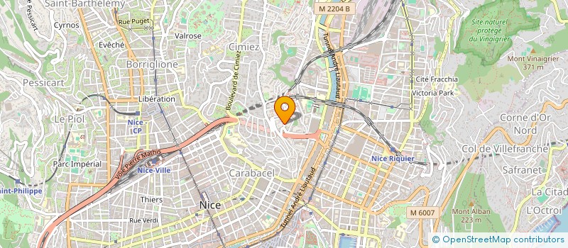 localisation de l'entreprise SCI LA ZYDULYC à NICE