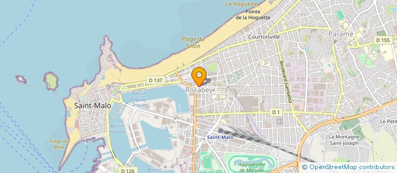 localisation de l'entreprise SCI LA3M  SAINT-MALO