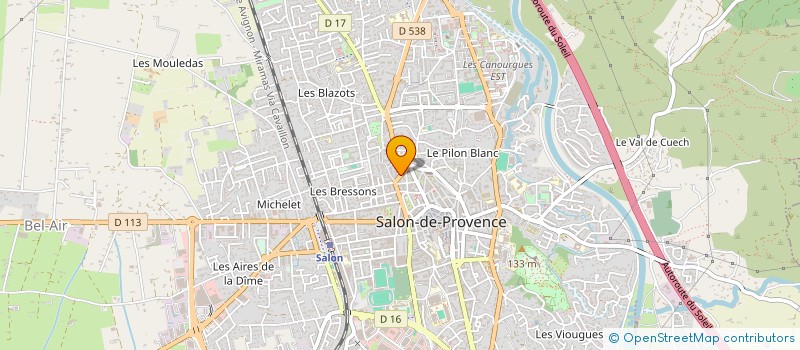 localisation de l'entreprise SCI LAAC  SALON-DE-PROVENCE