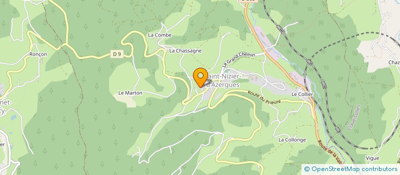 localisation de l'entreprise SCI LAAFEE  SAINT-NIZIER-D AZERGUES