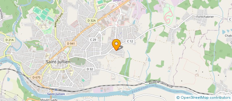localisation de l'entreprise SCI LAAM à SAINT-JUNIEN