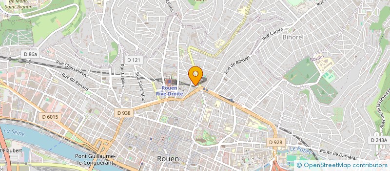 localisation de l'entreprise SCI LAB à ROUEN