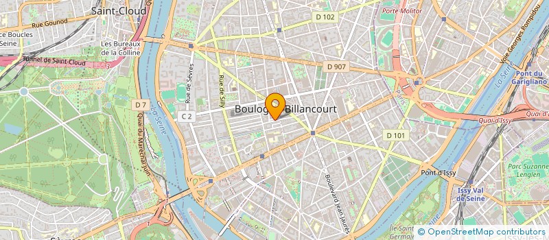 localisation de l'entreprise SCI LAB à BOULOGNE-BILLANCOURT
