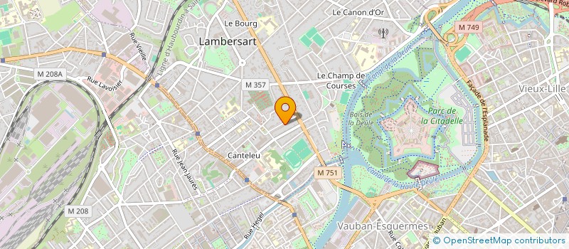 localisation de l'entreprise SCI LAB à LAMBERSART