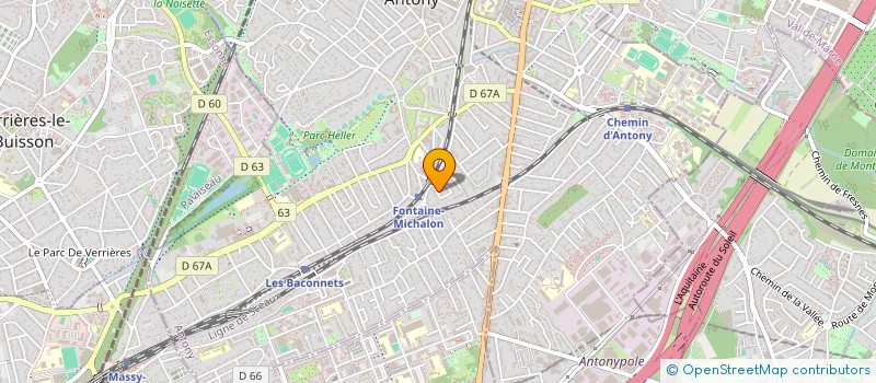 localisation de l'entreprise SCI LAB à ANTONY