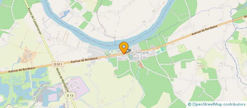 localisation de l'entreprise SCI LAB'INVEST  LE TEMPLE-SUR-LOT