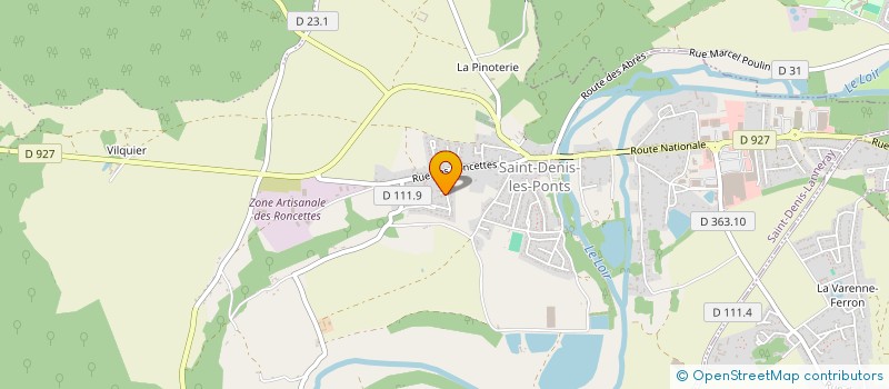 localisation de l'entreprise SCI LABA à SAINT-DENIS-LANNERAY