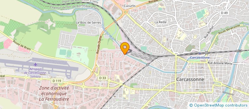 localisation de l'entreprise SCI LABADIE à CARCASSONNE