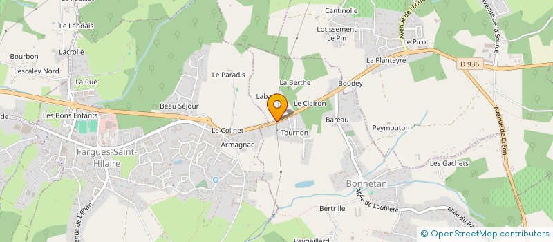 localisation de l'entreprise SCI LABADIE  BONNETAN