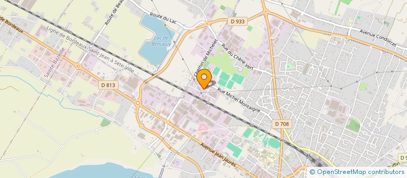 localisation de l'entreprise SCI LABADIE  MARMANDE