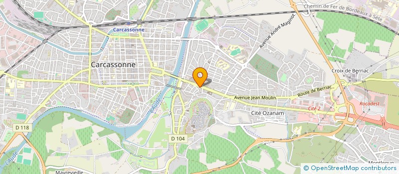 localisation de l'entreprise SCI LABADIES à CARCASSONNE
