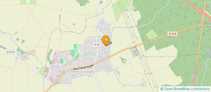 localisation de l'entreprise SCI LABADY-MICHAUD  CHEVRY-COSSIGNY