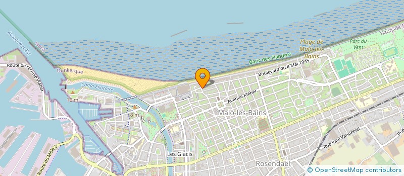 localisation de l'entreprise SCI LABAERE à DUNKERQUE