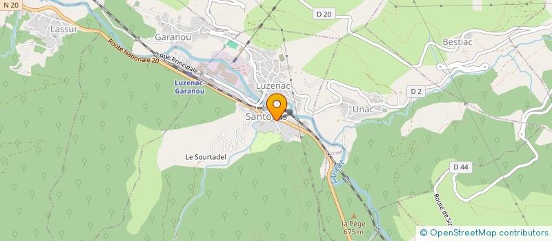 localisation de l'entreprise SCI LABAIL à LUZENAC