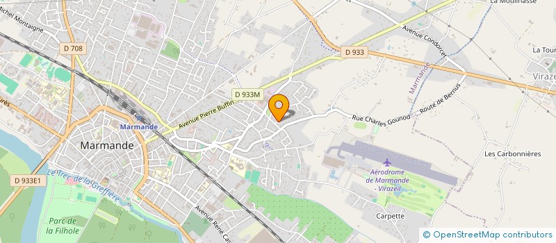 localisation de l'entreprise SCI LABAILS  MARMANDE