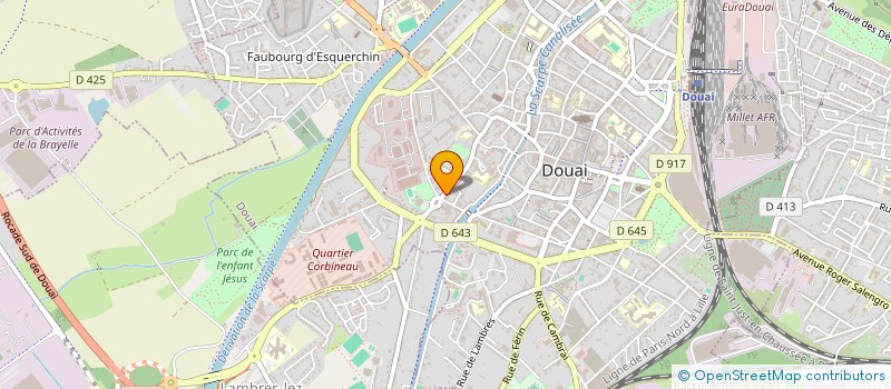 localisation de l'entreprise SCI LABALETTE LECOMPTE à DOUAI