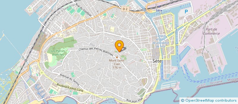 localisation de l'entreprise SCI LABARAQUETTEIMBERT  SETE