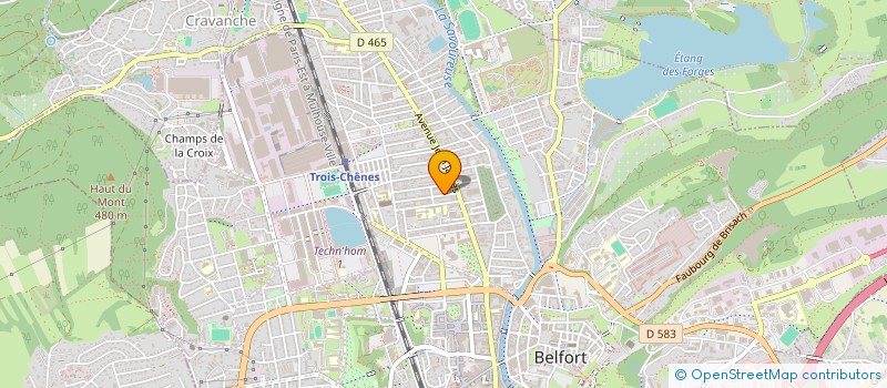 localisation de l'entreprise SCI LABARONNE  BELFORT