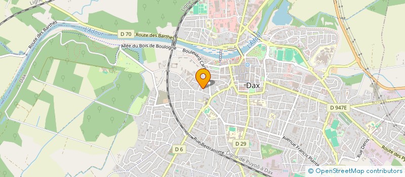 localisation de l'entreprise SCI LABARRERE FOSSES à DAX