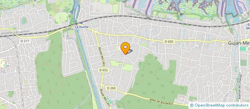 localisation de l'entreprise SCI LABARTHE à GUJAN-MESTRAS