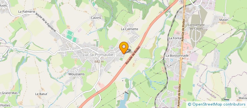 localisation de l'entreprise SCI LABARTHE IMMO  LUC-LA-PRIMAUBE