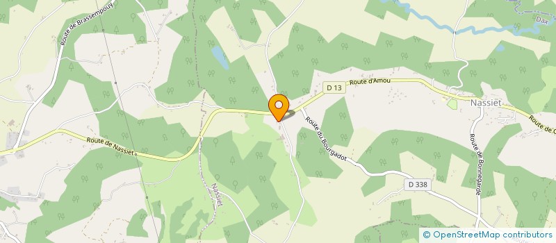 localisation de l'entreprise SCI LABAS  NASSIET