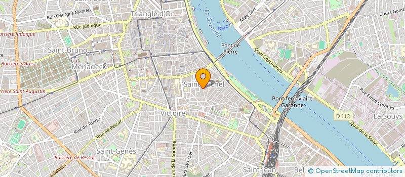 localisation de l'entreprise SCI LABASTIDE DE MOLLIETS  BORDEAUX