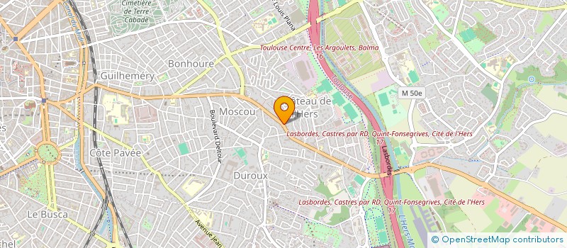 localisation de l'entreprise SCI LABASTIDE GAMBETTA à TOULOUSE