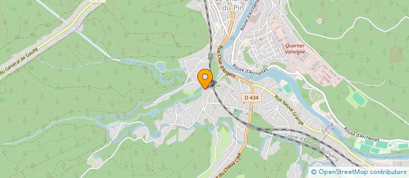 localisation de l'entreprise SCI LABAT à EPINAL